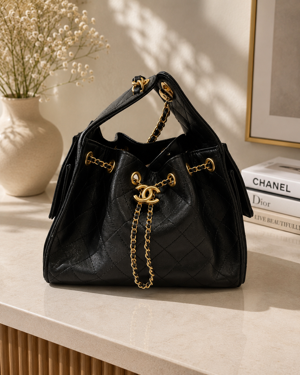 Chanel 25 Small Handbag Black – Materialistic