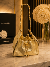 Chanel 25 SMALL Handbag Gold HIGH GRADE
