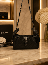Chanel 25 MINI Handbag Black With Silver Hardware HIGH GRADE