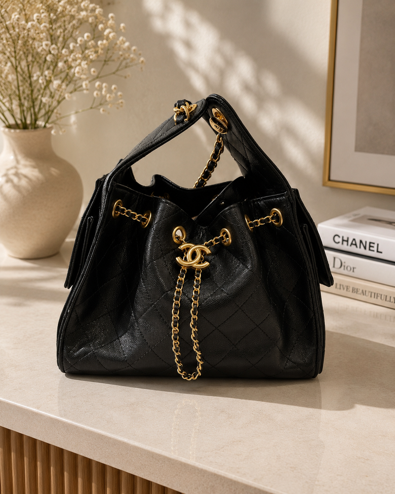 Chanel 25 Small Handbag Black – Materialistic