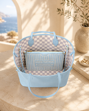 Louis Vuitton Neverfull Blue Reversible